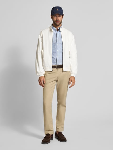 Polo Ralph Lauren Regular Fit Windbreaker mit Stehkragen und Label-Stitching Offwhite 1