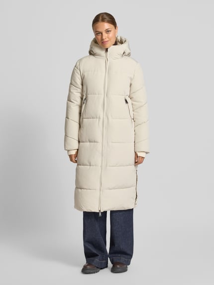 WITHBLACK Steppmantel mit Kapuze Offwhite 4