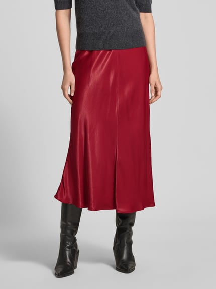 someday. Midirok van viscose met elastische band, model 'Odinia' Rood - 4