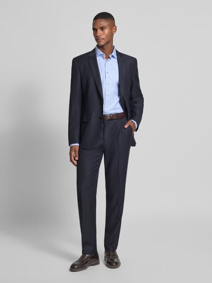 Stenstroms Regular Fit Businesshemd mit Kentkragen Modell 'cuff' Blau 1