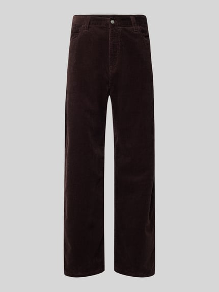 Carhartt Work In Progress Cordhose mit Eingrifftaschen Modell 'LANDON' Dunkelbraun 2
