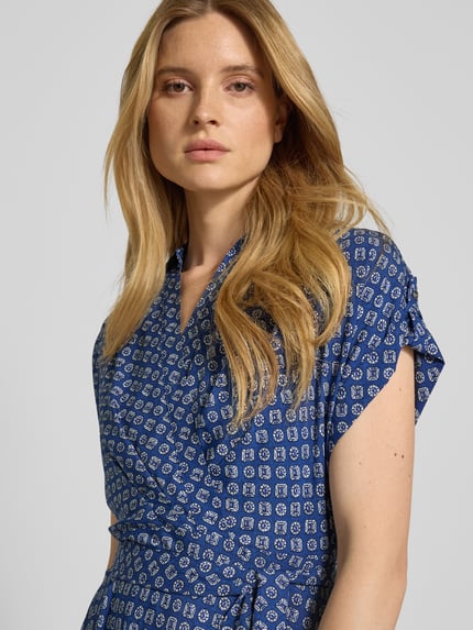 Lauren Ralph Lauren Wickelkleid mit V-Ausschnitt Modell 'FRATILLIO' Hellblau 3