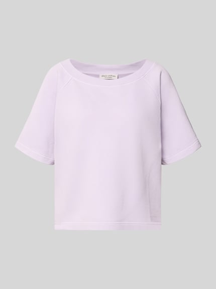 Marc O'Polo Regular Fit Sweatshirt aus reiner Baumwolle Flieder 2