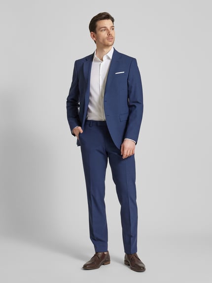 JOOP! COLLECTION Slim Fit Anzughose mit Bügelfalten Modell 'Blayr' Blau 1