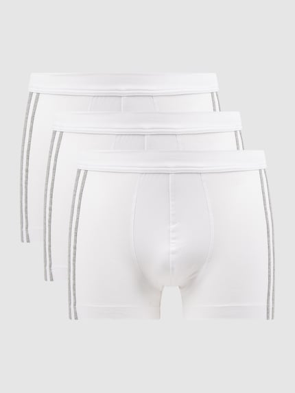 SCHIESSER Trunks met stretch in set van 3 Wit - 1
