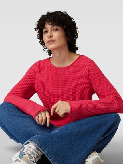 Brax Strickpullover mit Label-Detail Modell 'STYLE.LESLEY' Pink 3