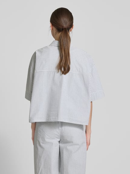 DRYKORN Regular fit overhemdblouse met 1/2-mouwen, model 'YARIKA' Wit - 5