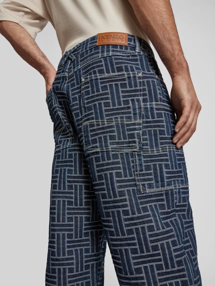 Kenzo Jeansy z 5 kieszeniami Jeansowy niebieski 3