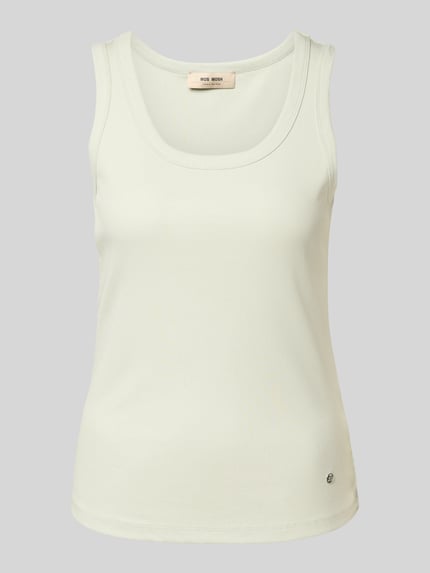 Top z prążkowanymi wykończeniami model ‘Casa’ Shop The Look MANNEQUINE