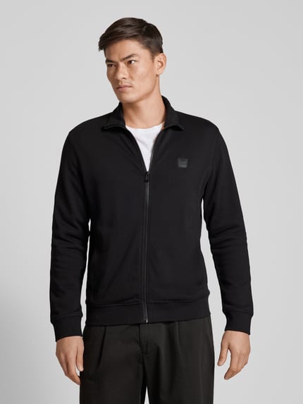 BOSS Orange Sweatjacke mit Reißverschluss Black 4