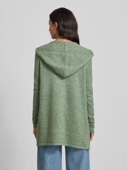 VERO MODA Regular Fit Strickjacke mit Kapuze Modell 'DOFFY' Oliv 5