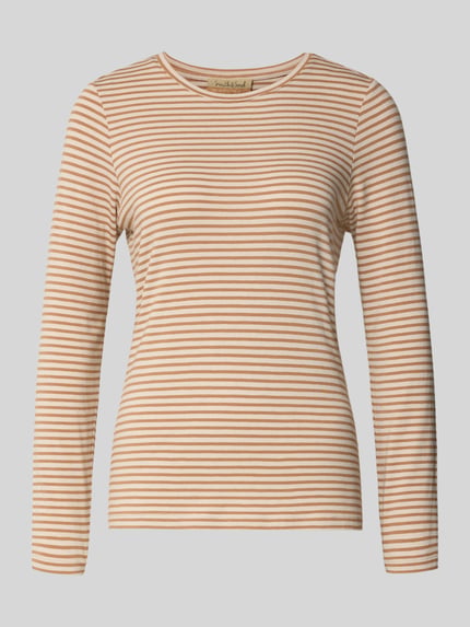 Smith and Soul Longsleeve met ronde hals Zand - 2