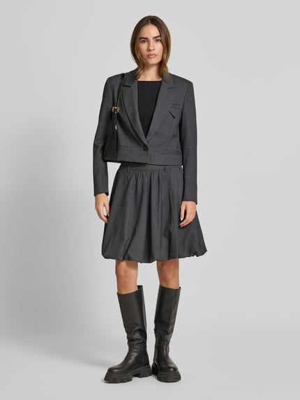 Cph Muse Regular Fit Blazer mit Reverskragen Modell 'TAILOR' Dunkelgrau Melange 1