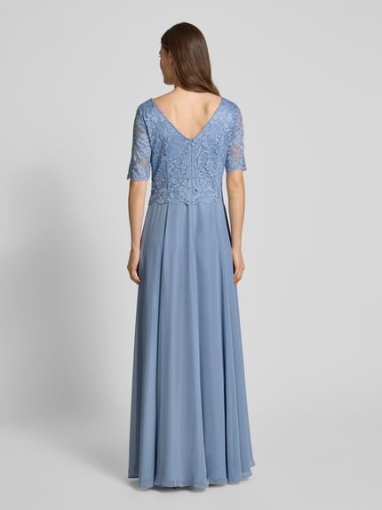 Vera Mont Abendkleid mit Ausbrenner-Effekt Hellblau 5