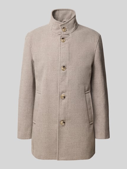 Strellson Daunenjacke Modell 'Fynn' mit Stehkragen Sand 1