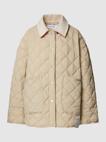 IQ Studio Steppjacke mit Umlegekragen Beige 2