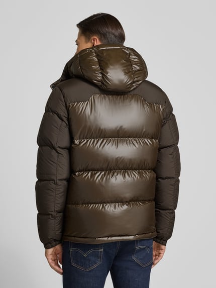 Polo Ralph Lauren Steppjacke mit Label-Stitching Dunkelbraun 5