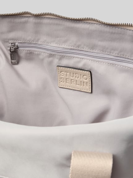 STUDIO BERLIN Weekender mit Logo-Patch Modell 'Pankow' Hellgrau 5