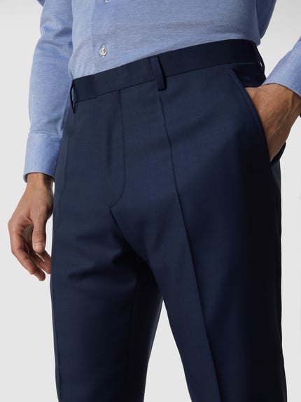 ROY ROBSON Slim Fit Anzughose aus Merinowolle Marine 3