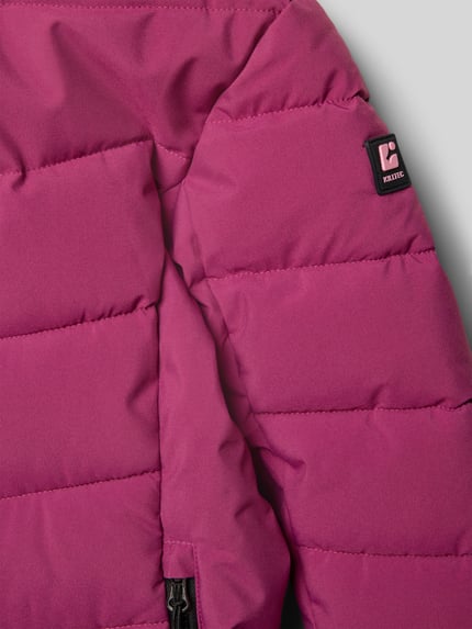 killtec Functioneel jack met labelpatch Felroze - 2