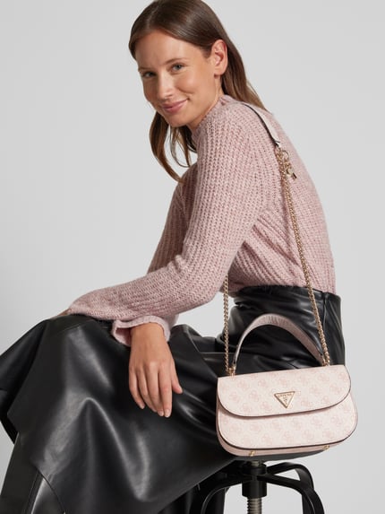 GUESS Umhängetasche mit Label-Applikation Modell 'ECO ERICA' Rose 1