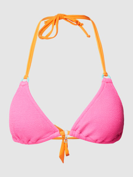 Bikini-Oberteil im Colour-Blocking-Design Shop The Look MANNEQUINE