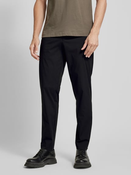 Selected Regular Tapered Fit Chino mit Tunnelzug Modell 'LERO' Black 4