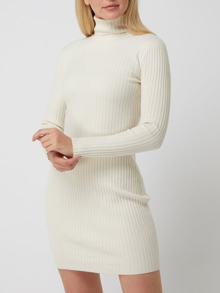 Wolford Tricotjurk met ribstructuur Offwhite - 4