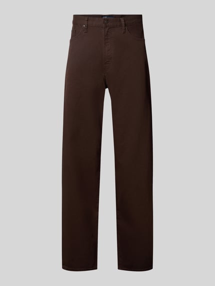 GAP Regular Fit Jeans Wide Fit mit Bundfalte Dunkelbraun 1