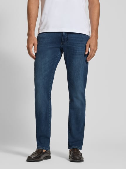 Pierre Cardin Slim Fit Jeans aus elastischem Baumwoll-Mix mit Viskose-Anteil Hellblau 4