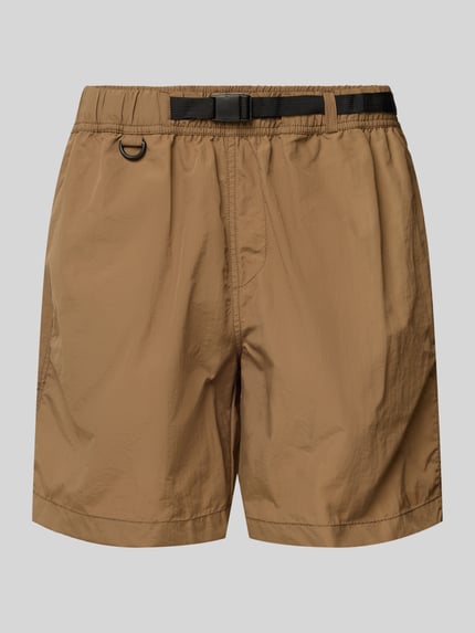 WOODBIRD Szorty o kroju regular fit z paskiem model ‘Choi’ Jasnobrązowy 2