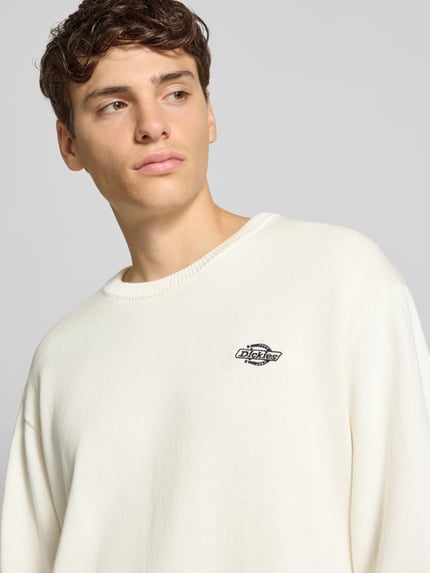 Dickies Gebreide pullover met ronde hals, model 'SUMMERDALE' Offwhite - 3