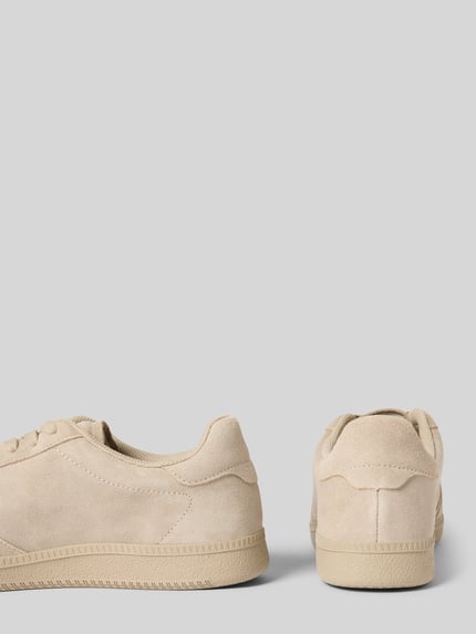 Selected Sneakersy o niskim kroju z czystej skóry bydlęcej model 'FINLEY' Jasnobrązowy 2