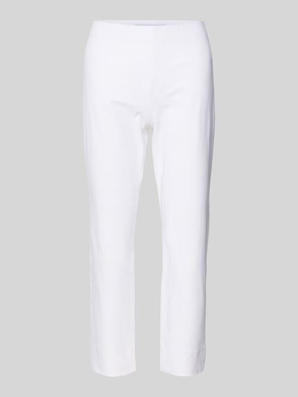 Raffaello Rossi Skinny fit comfortbroek in verkorte pasvorm Wit - 2