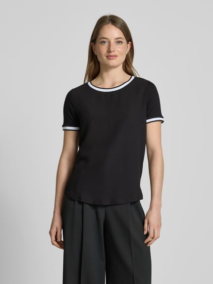 MORE & MORE T-Shirt mit Rundhalsausschnitt Black 4