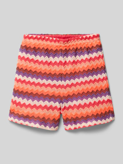 s.Oliver RED LABEL Loose Fit Shorts mit elastischem Bund Koralle 1