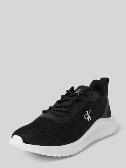 Calvin Klein Jeans Sneakers met vetersluiting Black - 1
