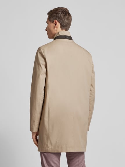 ROY ROBSON Lange jas met opstaande kraag Beige - 5