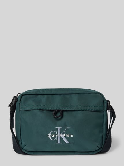 CK Calvin Klein Crossbody Bag mit Label-Stitching Petrol 2