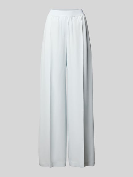 BOSS Weite Hose aus reiner Viskose Modell 'TIANA10' Hellblau 2