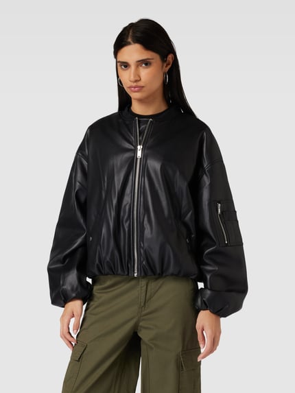 WITHBLACK Jacke in Leder-Optik Black 4