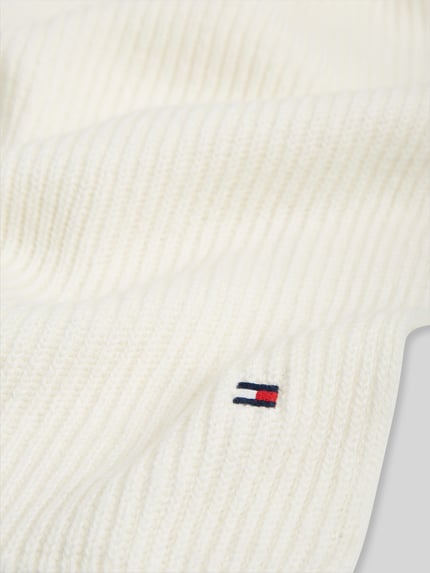 Tommy Hilfiger Schal mit Logo-Detail aus Kaschmir Offwhite 2