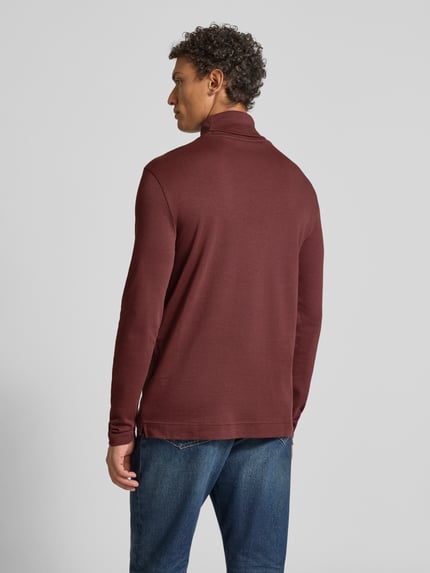 Christian Berg Men Shirt met lange mouwen en col Metallic rood - 5