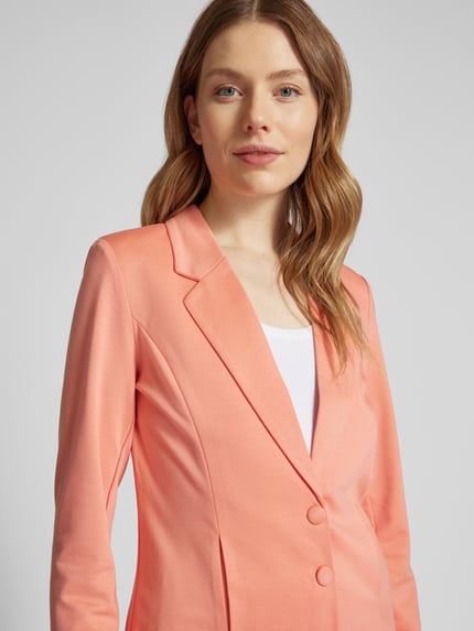 FREE/QUENT Blazer met 2-knoopssluiting en viscose, model 'NANNI' Koraal - 3