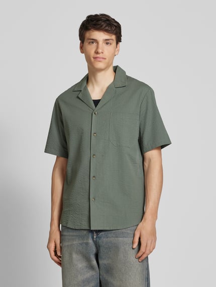 ONLY & SONS Vrijetijdsoverhemd met borstzak, model 'EYE' Middengrijs - 4
