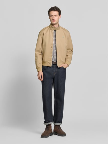 Lacoste Blouson mit Stehkragen Modell 'HARRINGTON BLOUSON' Beige 1