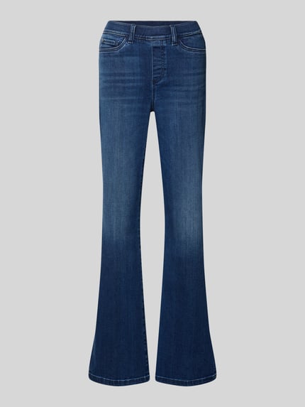 CAMBIO Flared Jeans mit 5-Pocket-Design Modell 'PHILIA' Dunkelblau 2