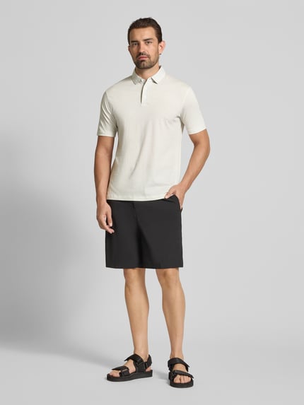 Armani Exchange Poloshirt mit kurzer Knopfleiste Offwhite 1