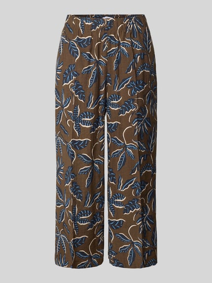 Straight Leg Stoffhose mit elastischem Bund Modell 'LIFE' Shop The Look MANNEQUINE