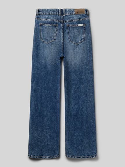 Garcia Straight fit jeans in 5-pocketmodel Blauw - 3